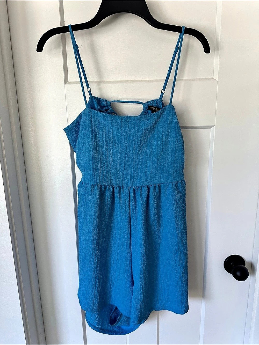 Wild Fable Girls Blue Romper Size Medium Like New